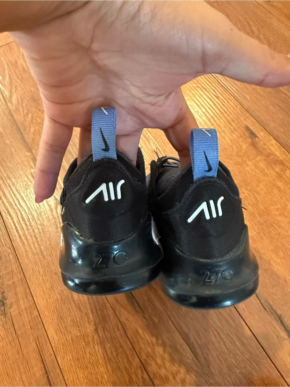 Nike Kids Blue Breathable Slip-On Sneakers